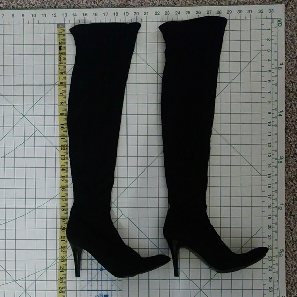 nine west thigh high boots